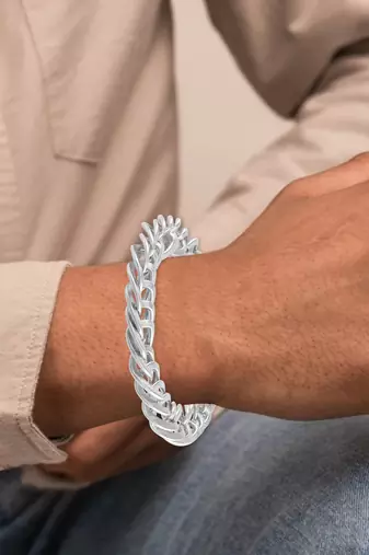 Stainless steel men bracelet