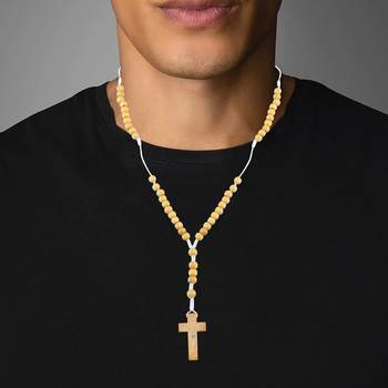 Christian rosary & holy water bottle combo 4