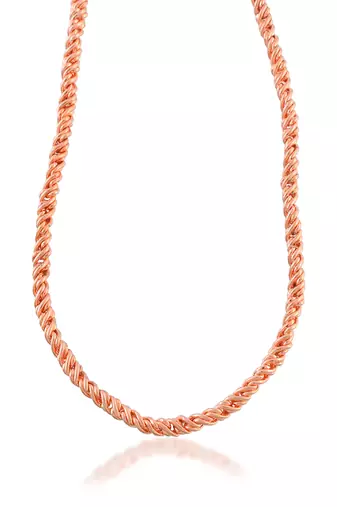Pure copper thin light weight chain