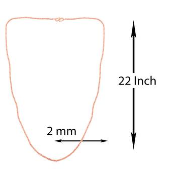 Pure copper thin light weight chain 4