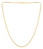 Brass 24kt micron gold plated 20 inch box chain