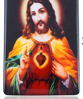 dzine trendz metallic fridge magnet with halo design – multicolor 2