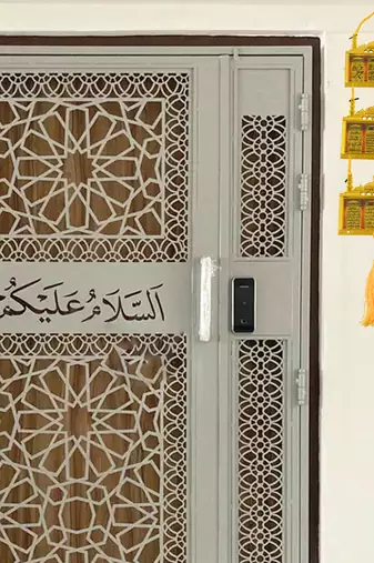 Acrylic gold plated muslim hanging home décor evil protection lucky charm