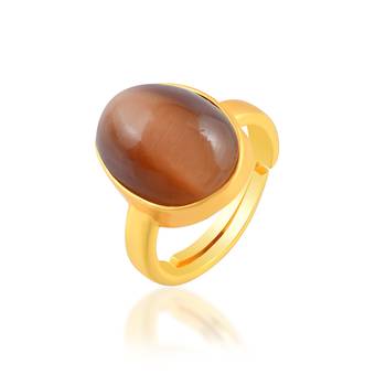 Brass gold chrysoberyl cats eye lehsuniya finger ring 2