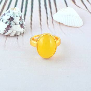 Brass gold chrysoberyl cats eye lehsuniya finger ring 1