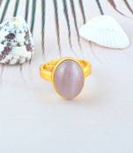 Brass cats eye lehsuniya finger ring