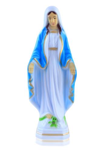 Resin mother mary stand idol figurine christian spiritual