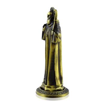 dzine trendz decorative brass saint benedict figurine with antique finish 3