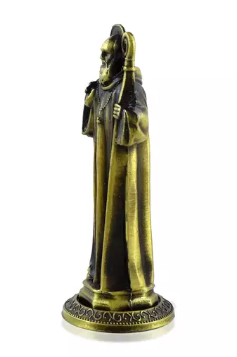 dzine trendz decorative brass saint benedict figurine with antique finish