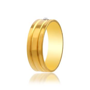 Brass gold plated lan diamond moissanite finger band for men women 4