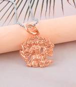 Brass pure copper panchmukhi hanuman bajrang bali pendant