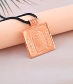 Pure copper dhyan lingam spiritual pendant amulet
