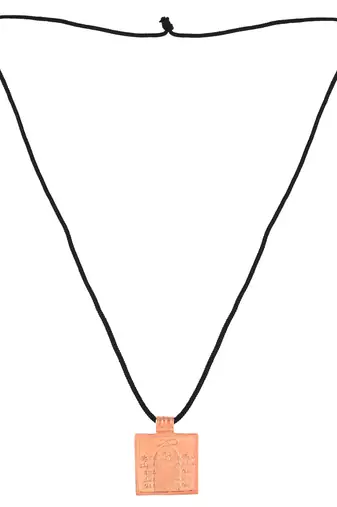 Pure copper dhyan lingam spiritual pendant amulet