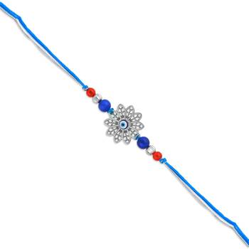 Rakhi for bhaiya bhabhi- evil eye rakhi set (pack of 2) 4
