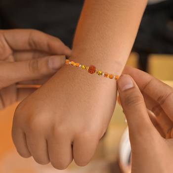 Traditional handmade 8 rakhi combo for family for rakshabandhan 5