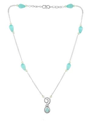 Brass silver-plated handcrafted chain 4