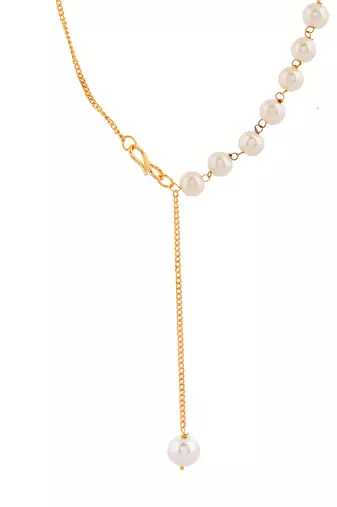 Brass gold-plated handcrafted necklace