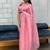 pink Fancy Two Tone Saree With Blouse Set