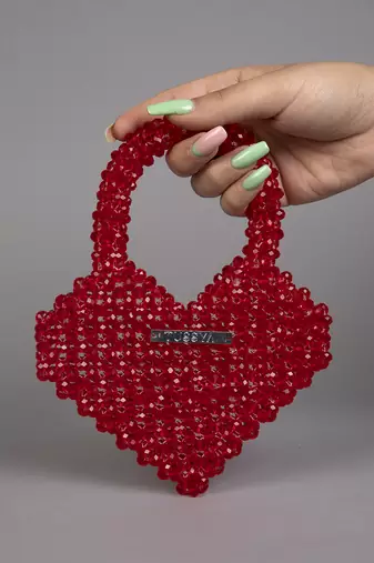 Red cystal handag