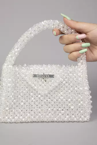 White cystal handag