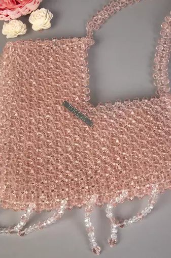 Pink cystal handag
