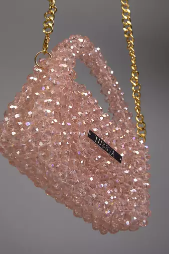 Pink cystal handag