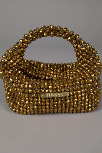 Gold cystal handag