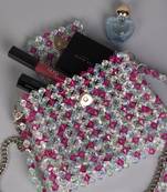 Multi-color cystal handag