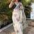 white soft organza saree With Blouse Set 