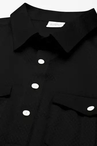 Black cotton pathani with salwar