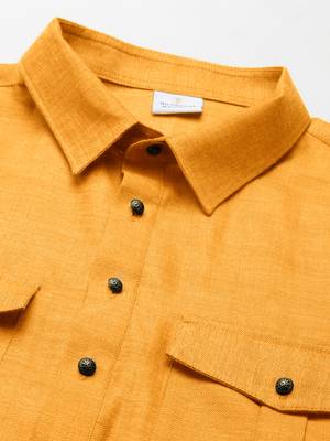 Mustard cotton pathani with salwar 2