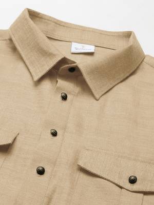 Beige cotton pathani with salwar 2