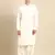 Off white fine cotton pathani with salwar