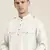 Off white cotton short pathani