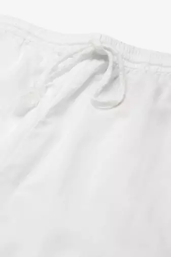 Hand embroidered white cotton lucknowi chikankari palazzo
