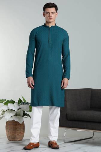 Arruga sylish rayon embroidery kurta pyjama