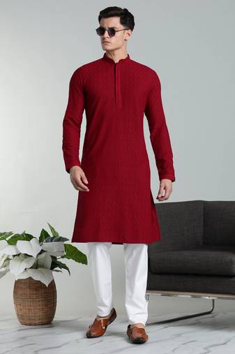 Arruga sylish rayon embroidery kurta pyjama