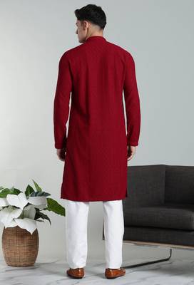 Arruga sylish rayon embroidery kurta pyjama 2