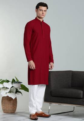 Arruga sylish rayon embroidery kurta pyjama 3