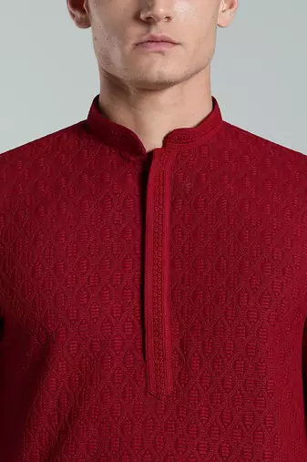 Arruga sylish rayon embroidery kurta pyjama