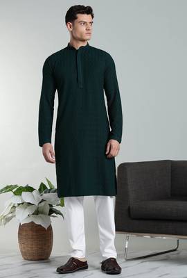 Arruga sylish rayon embroidery kurta pyjama 1