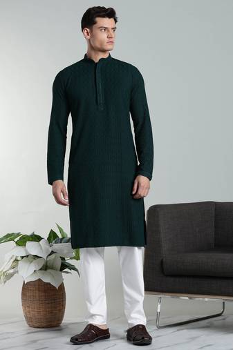 Arruga sylish rayon embroidery kurta pyjama