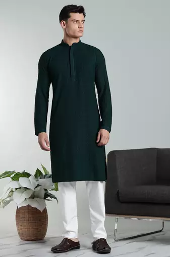 Arruga sylish rayon embroidery kurta pyjama
