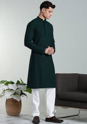 Arruga sylish rayon embroidery kurta pyjama 4