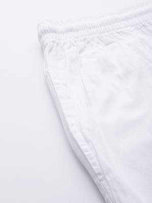 Hand embroidered white cotton lucknowi chikankari palazzo 6