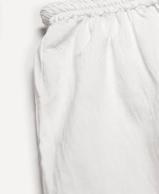 Hand embroidered white cotton lucknowi chikankari palazzo 6