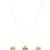 Graceful bloom pearl necklace set gift for rakhi