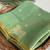 sea green zari tissue weaving saree with all over pichwai pattern