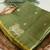 green zari tissue weaving saree with all over pichwai pattern