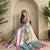 Multicolor Printed Georgette Weaving Saree with blouse